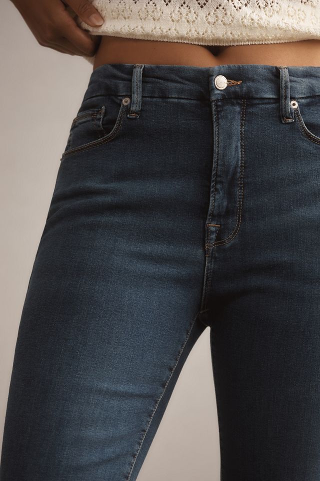 Good American Good Legs Mid-Rise Flare Jeans #8