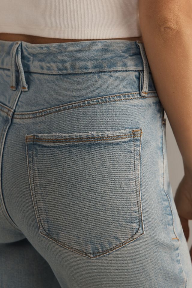 Good American Good Legs Mid-Rise Cropped Mini Boot Jeans #4
