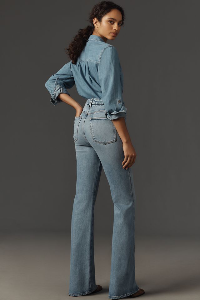Good American Good Curve High-Rise Bootcut Jeans #3