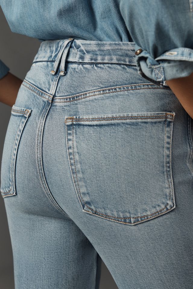 Good American Good Curve High-Rise Bootcut Jeans #4