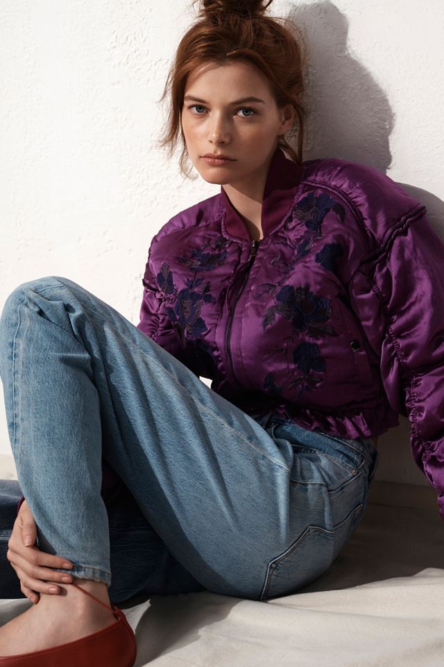 Good American Good Ease High-Rise Relaxed Wide-Leg Jeans #4