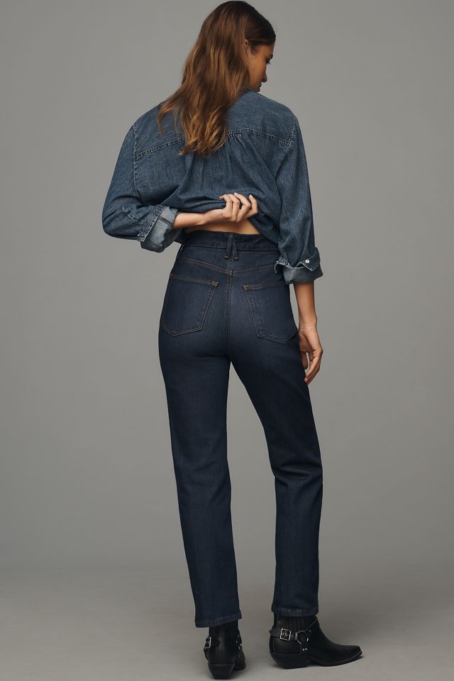 Good American Good Curve High-Rise Straight-Leg Jeans #2
