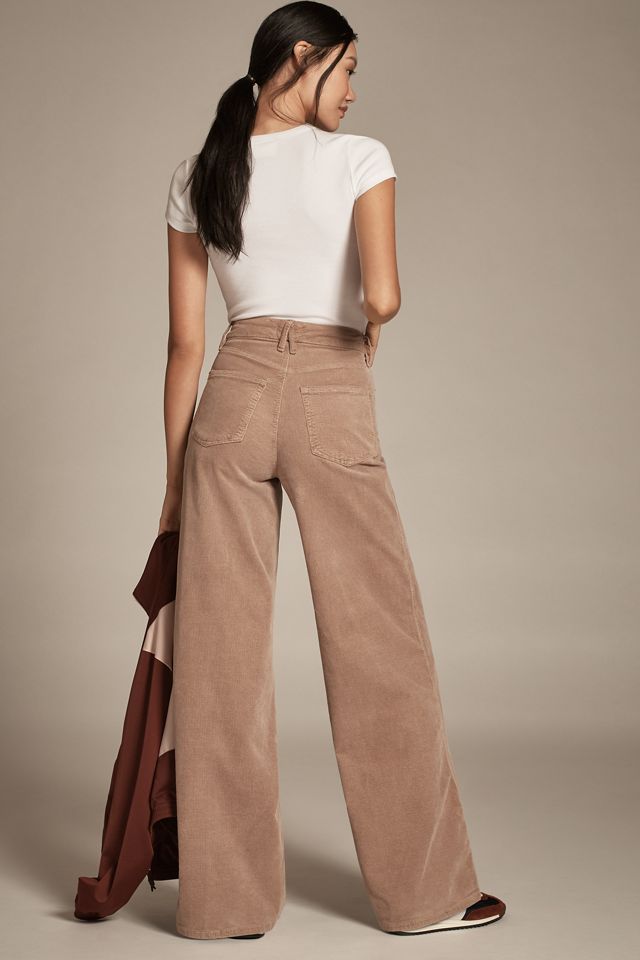 Good American Good Skate High-Rise Wide-Leg Corduroy Puddle Jeans #2