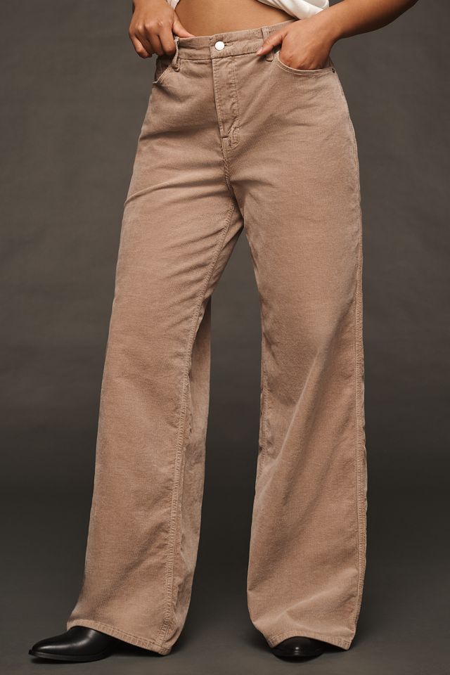 Good American Good Skate High-Rise Wide-Leg Corduroy Puddle Jeans #5