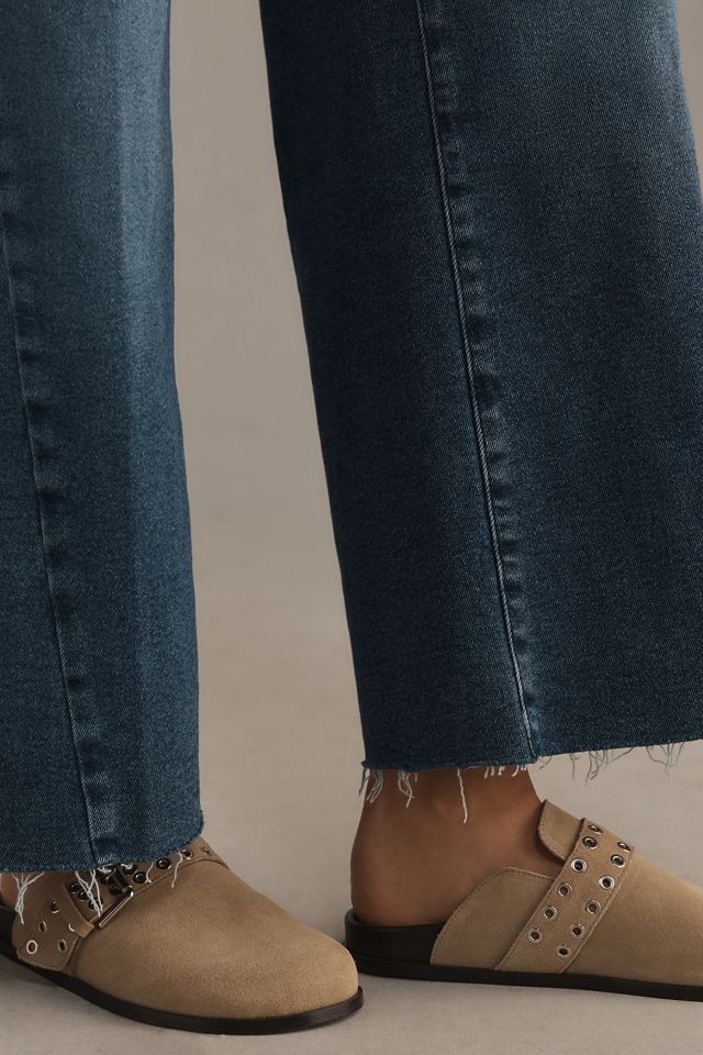 Good American Good Waist High-Rise Cropped Palazzo Jeans #4