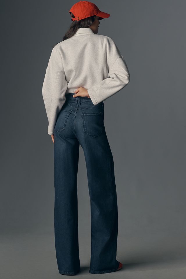 Good American Good Skate High-Rise Wide-Leg Jeans #3