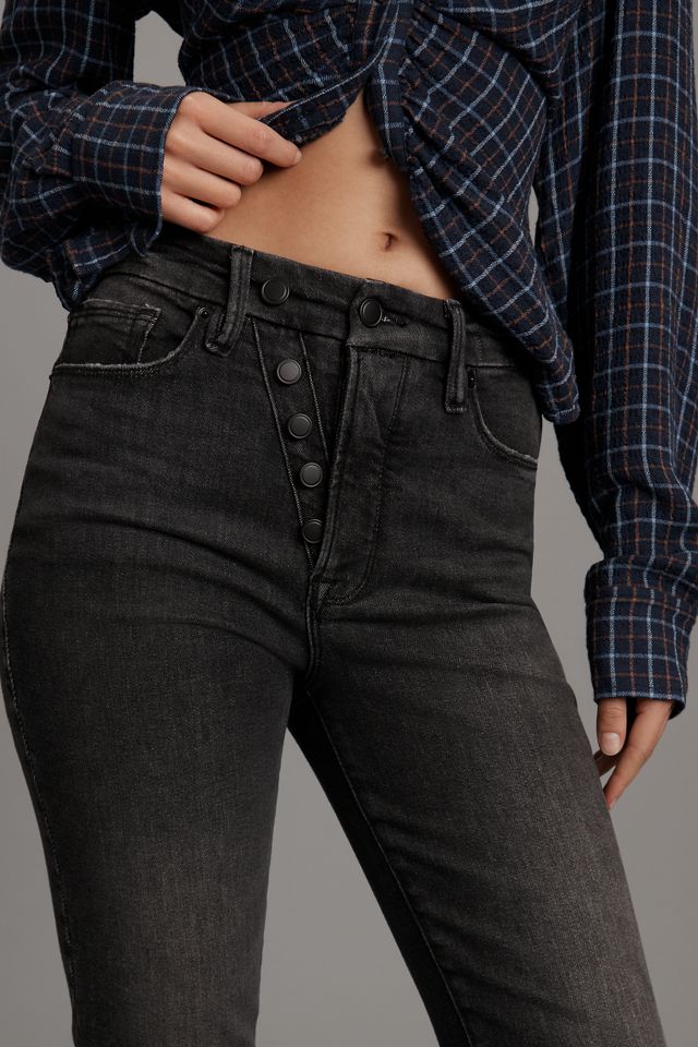 Good American Good Legs Mid-Rise Crop Mini Bootcut Jeans #2