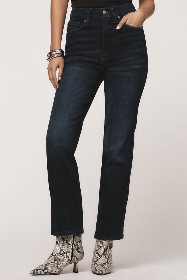 Good American Always Fits Good Curve High-Rise Straight-Leg Jeans #1