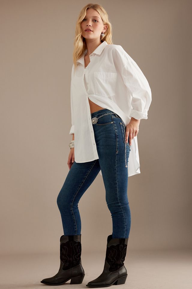 Good American Good Legs Mid-Rise Skinny Jeans #3
