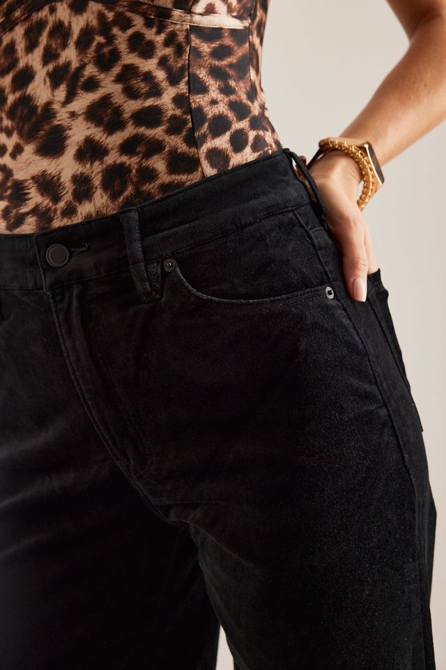 Good American Velvet Good Skate Weite-Bein Hosen #5