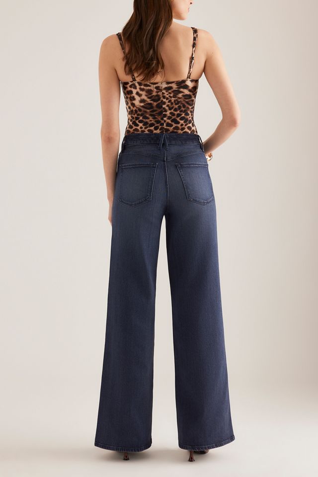 Good American Good Skate Wide-Leg Jeans #1