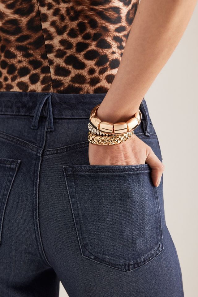 Good American Good Skate Wide-Leg Jeans #4