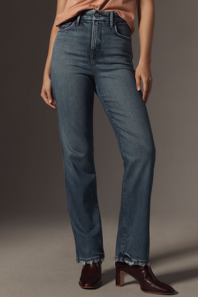 Good American Soft Tech Good Curve Straight Jeans #1