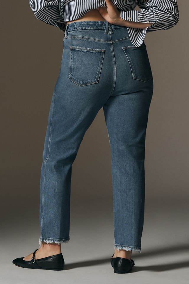 Good American Soft Tech Good Curve Straight Jeans #5