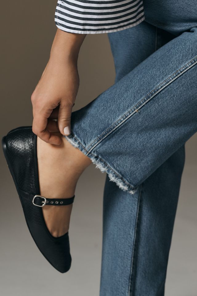 Good American Soft Tech Good Curve Straight Jeans #6