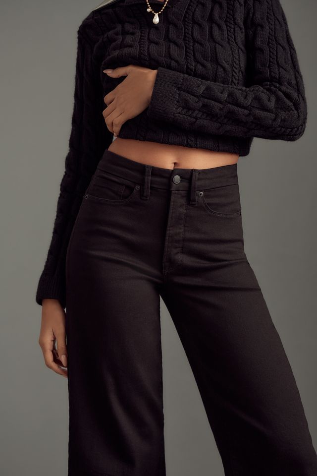 Good American Good Waist Palazzo Crop Jeans #3