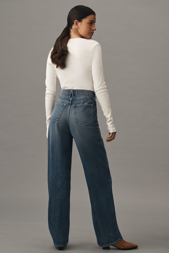 Good American Good Barrel High-Rise Taper Jeans #1