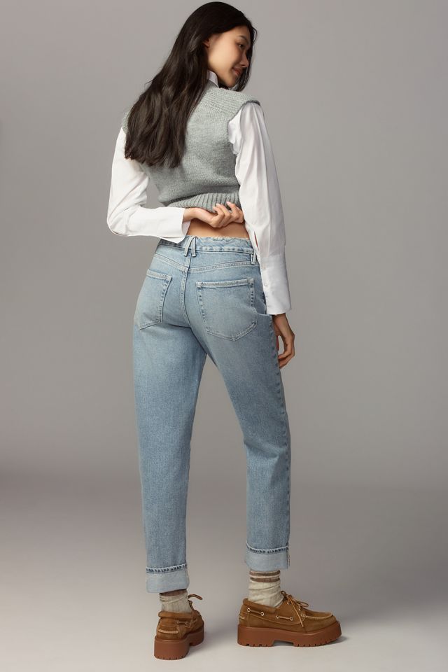 Good American The Soft-Tech Weekender Relaxed Cuff Jeans #2