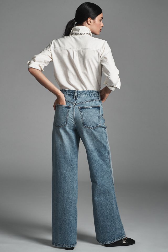 Good American Good Skate High-Rise Wide-Leg Jeans #2