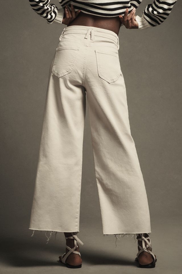 Good American Soft-Tech Good Waist Crop Palazzo Jeans #3