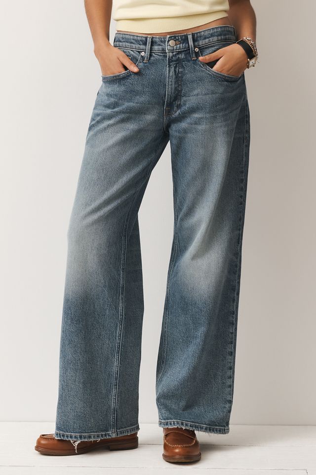 Good American Good Ease Petite Mid-Rise Relaxed Jeans #2