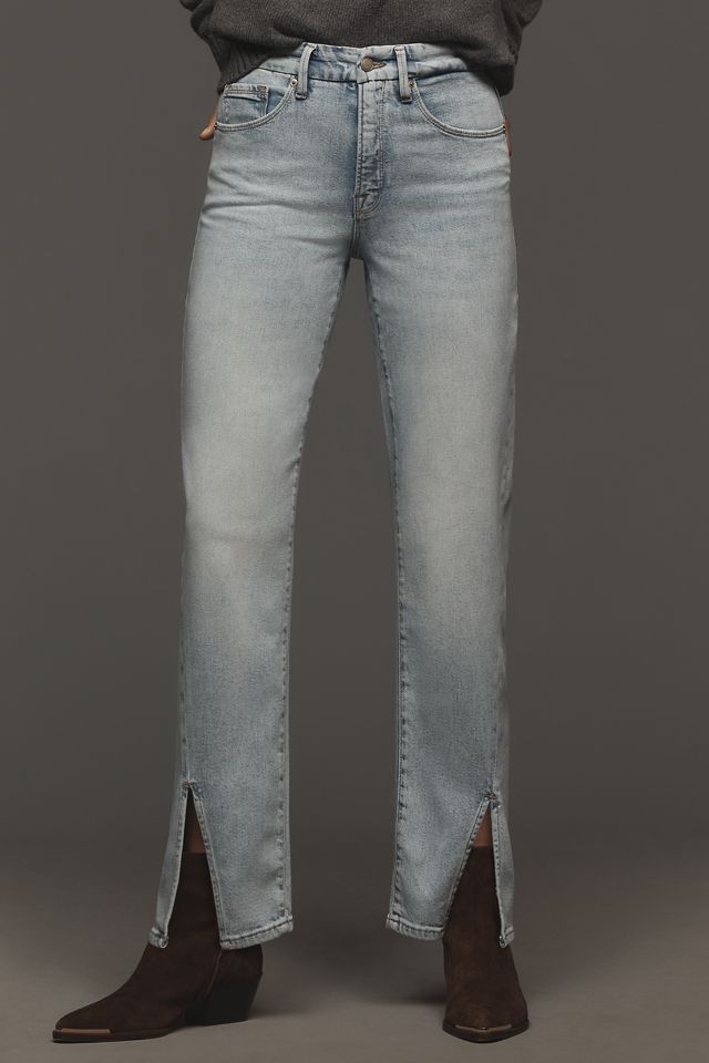 Good American Petite Good Boy Straight-Leg Jeans #1