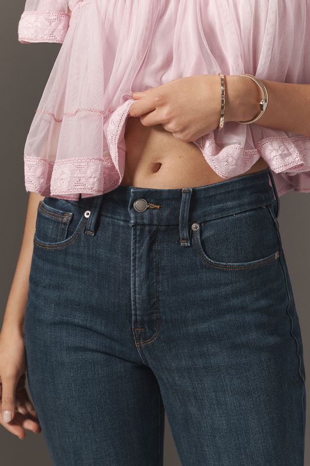 Good American Soft Tech Good Curve High Rise Straight Jeans #3