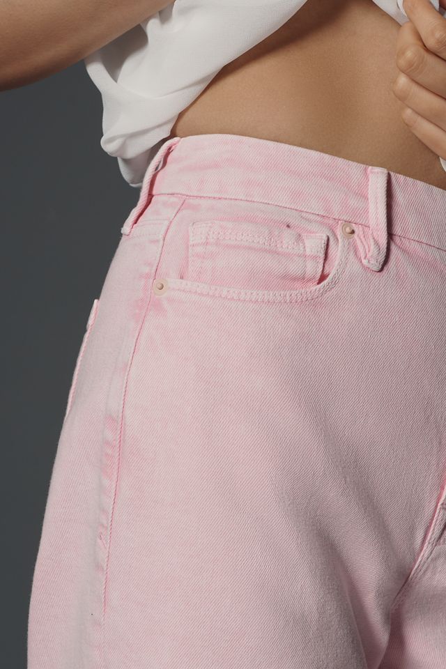 Good American Good Waist Palazzo High-Rise Crop Wide-Leg Jeans #3