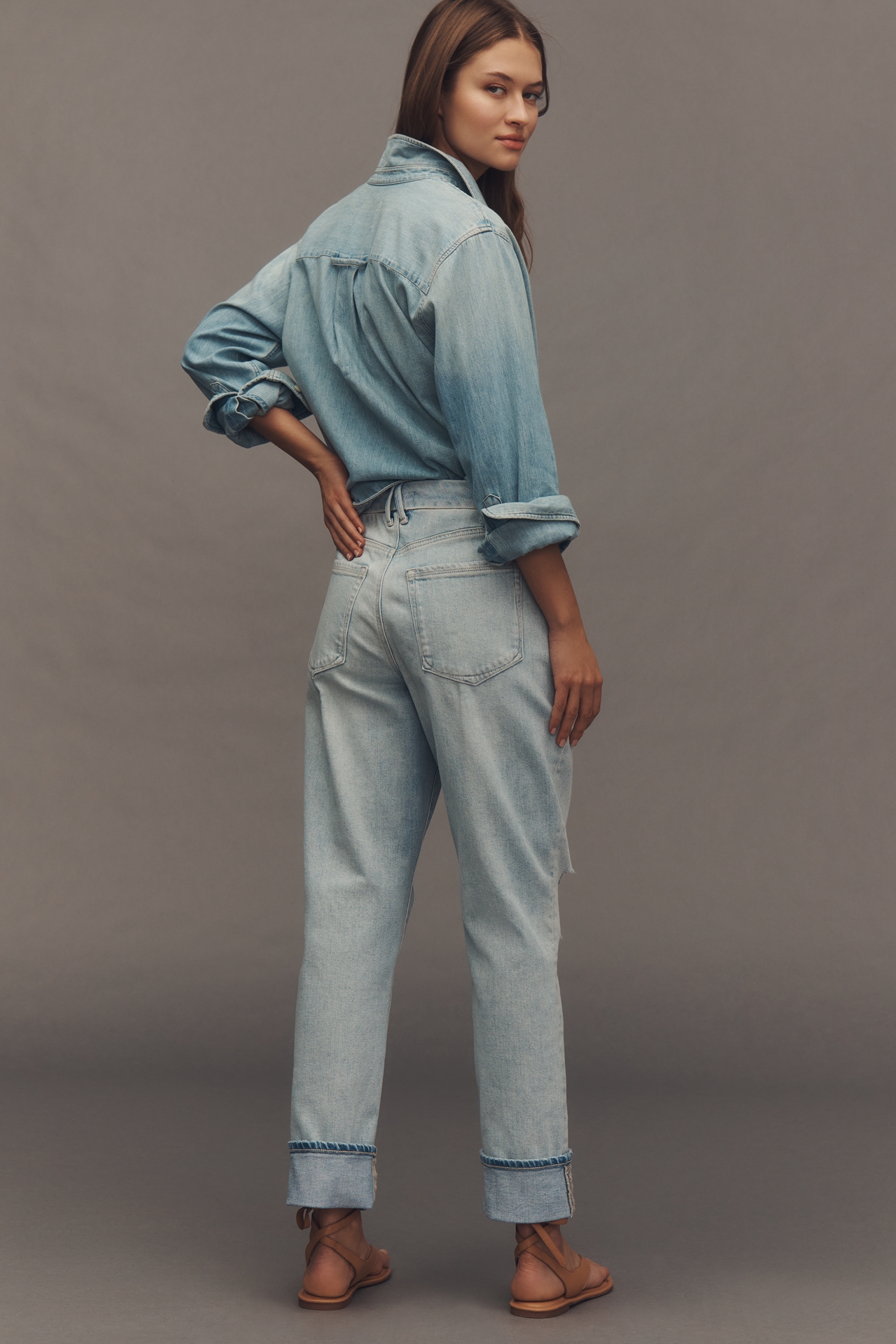 Good American The Weekender High-Rise Relaxed Jeans