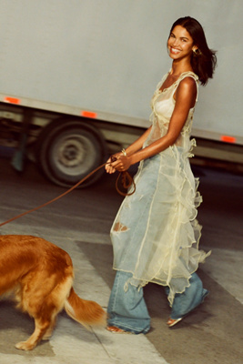 GOOD AMERICAN GOOD EASE HIGH-RISE WIDE-LEG JEANS 