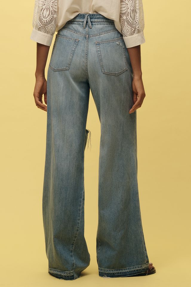 Good American Good Ease High-Rise Wide-Leg Jeans #5