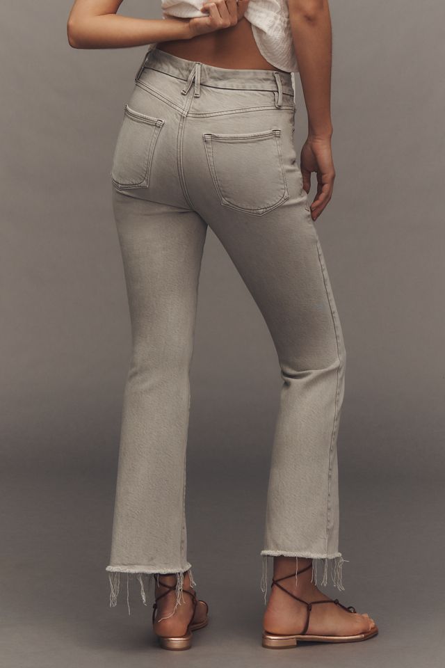 Good American Good Legs Soft-Tech High-Rise Crop Mini Bootcut Jeans #3