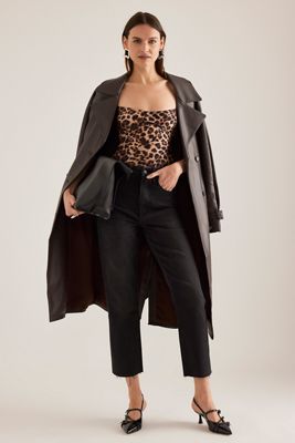 Good American Good Boy Gerade Cropped Jeans