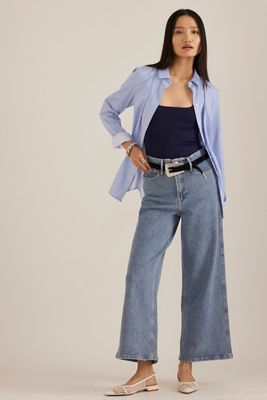 Jean évasé Good American Soft Tech Good Skate