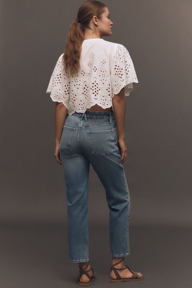 Good American Good Legs High-Rise Straight-Leg Jeans #2