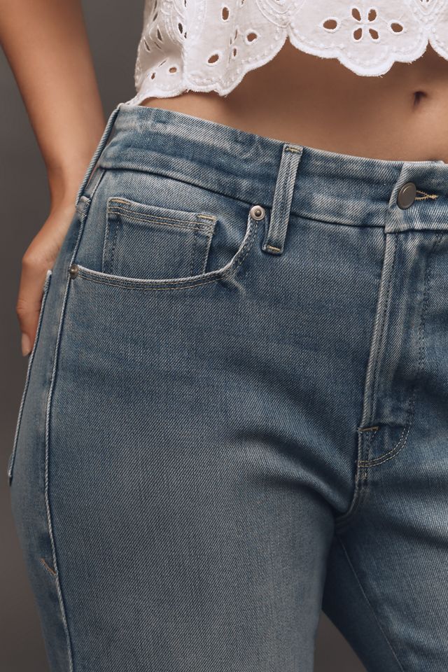 Good American Good Legs High-Rise Straight-Leg Jeans #3
