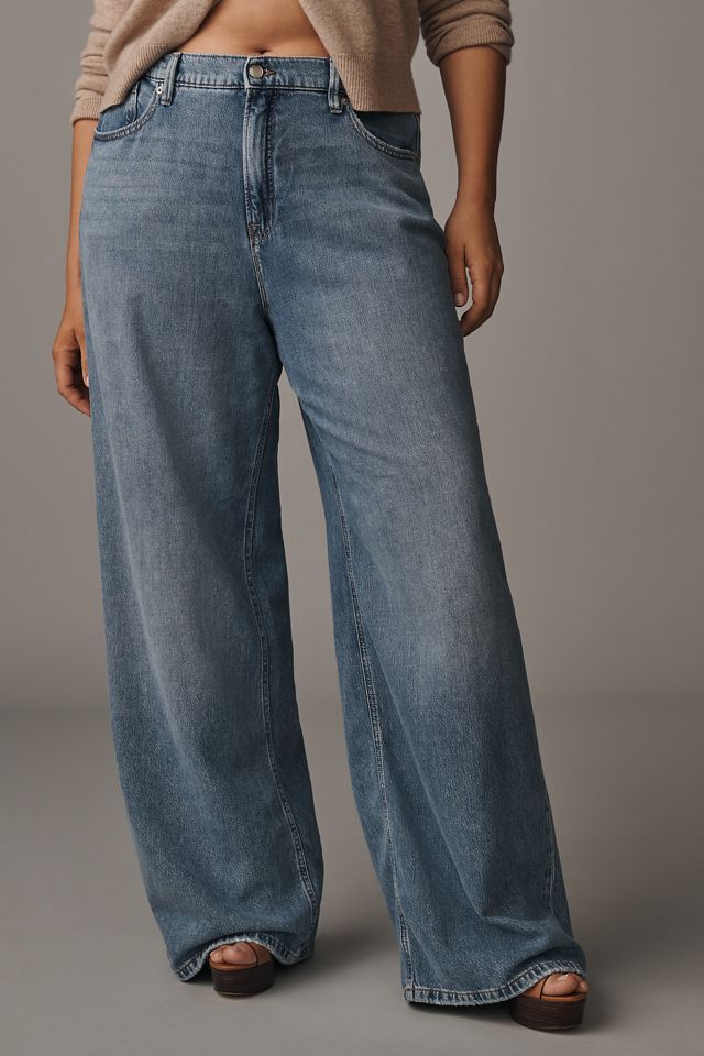 Good American Good Standard High-Rise Wide-Leg Jeans #6