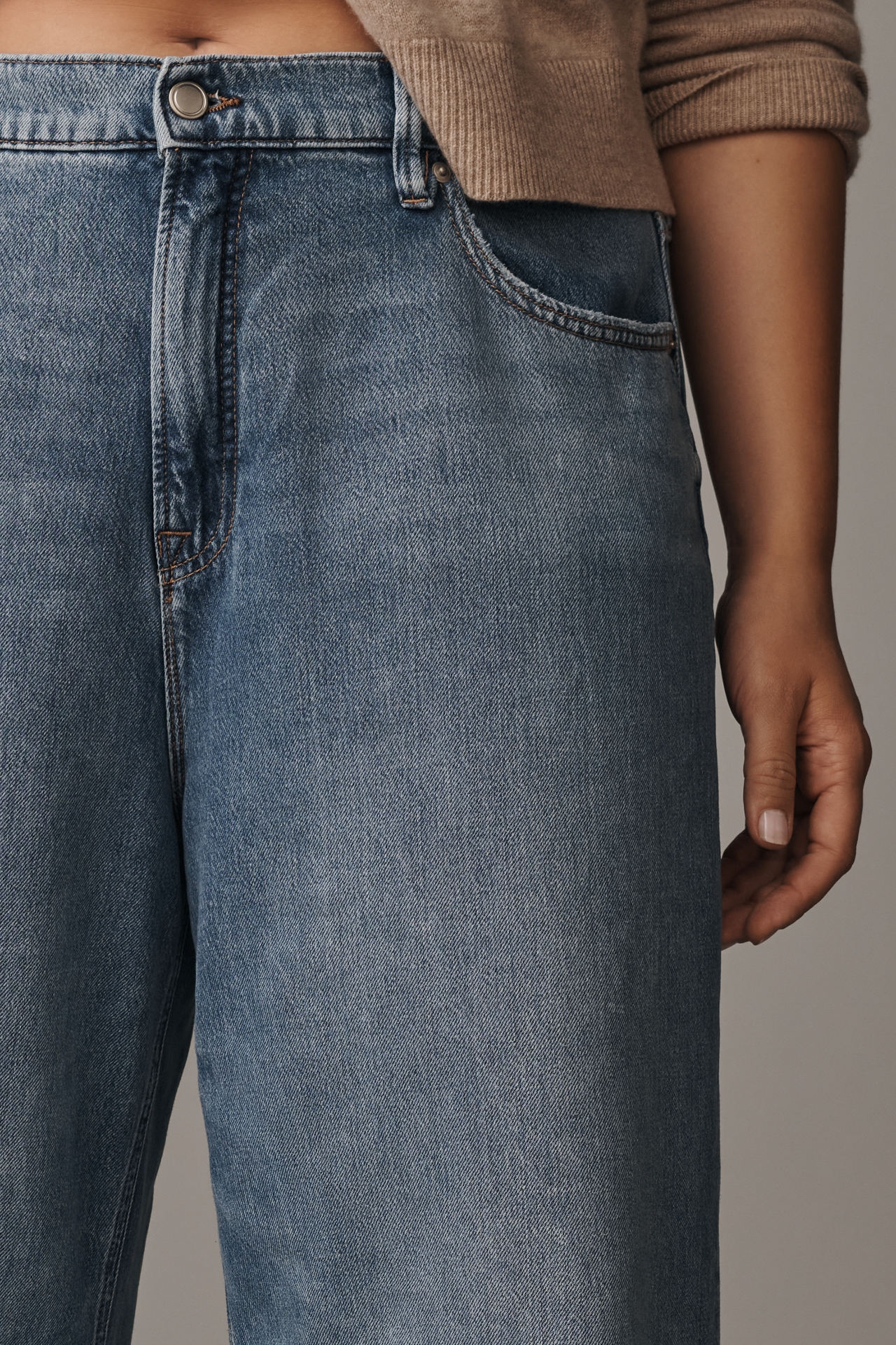 Good American Standard High-Rise Wide-Leg Jeans