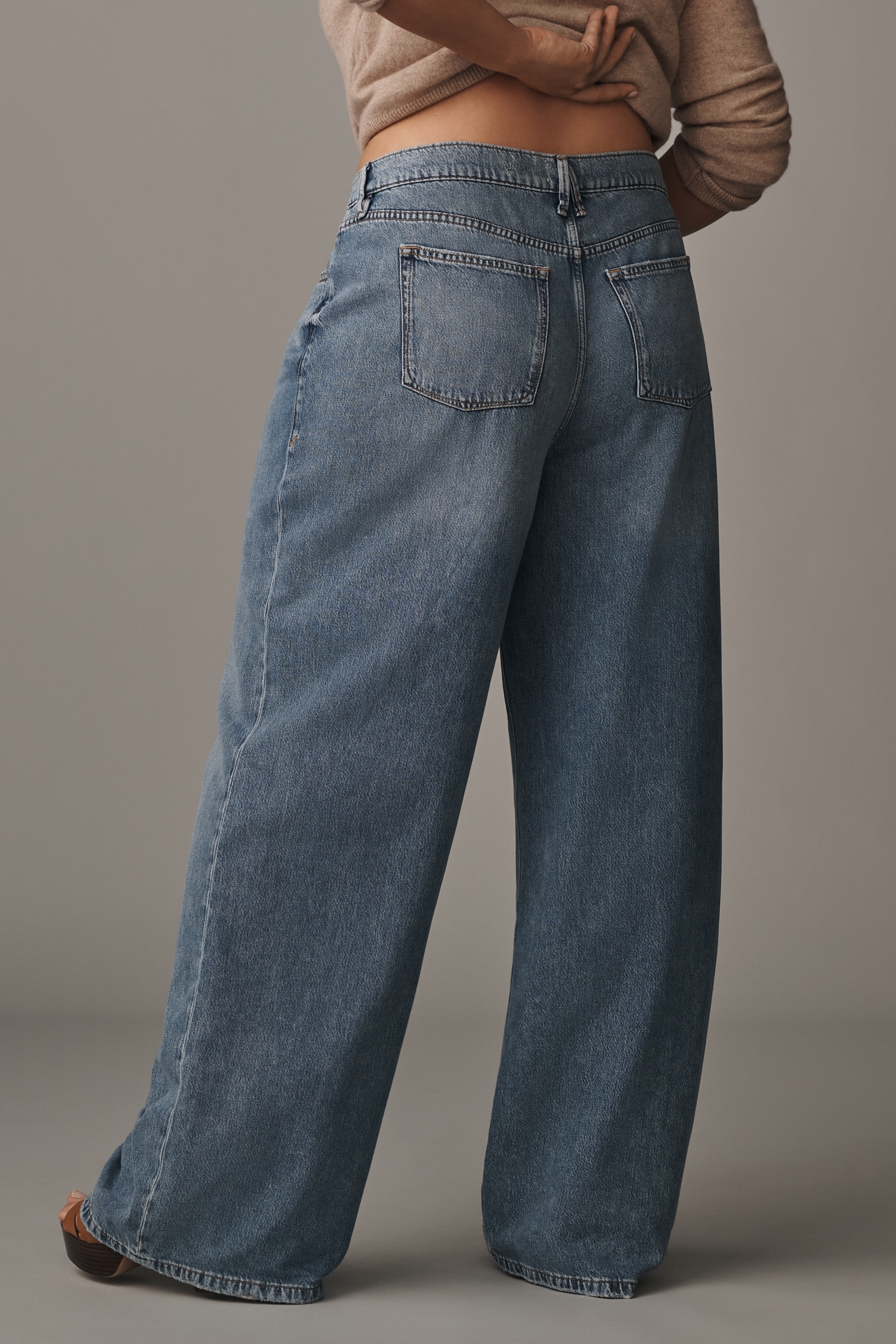 Good American Standard High-Rise Wide-Leg Jeans