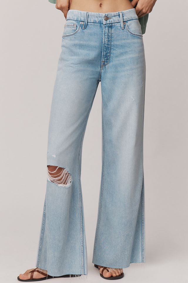 Good American Good Skate High-Rise Wide-Leg Jeans #1