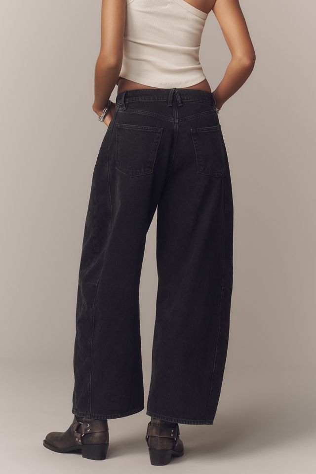 Good American Good Extreme High-Rise Barrel Jeans #3