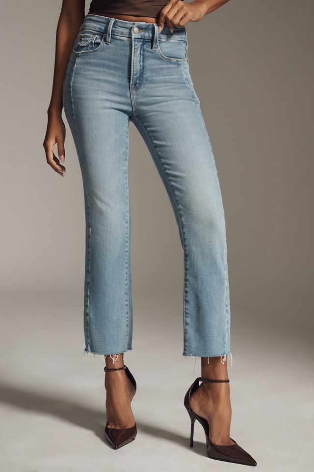 Good American Soft Tech Good Legs Mid-Rise Straight Jeans #1