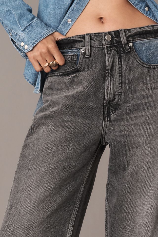 Good American Good Standard Low-Rise Baggy Jeans #4
