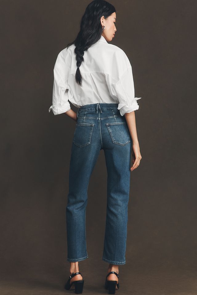 Good American Good Icon High-Rise Straight-Leg Jeans #2