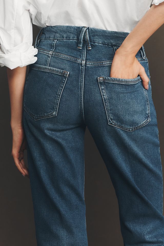 Good American Good Icon High-Rise Straight-Leg Jeans #3