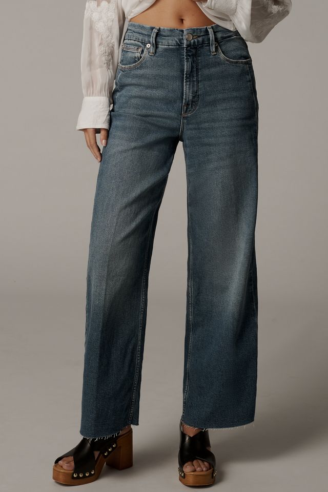 Good American High-Rise Crop Wide-Leg Jeans #1