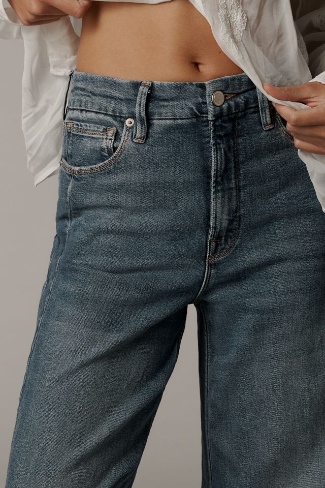 Good American High-Rise Crop Wide-Leg Jeans #2