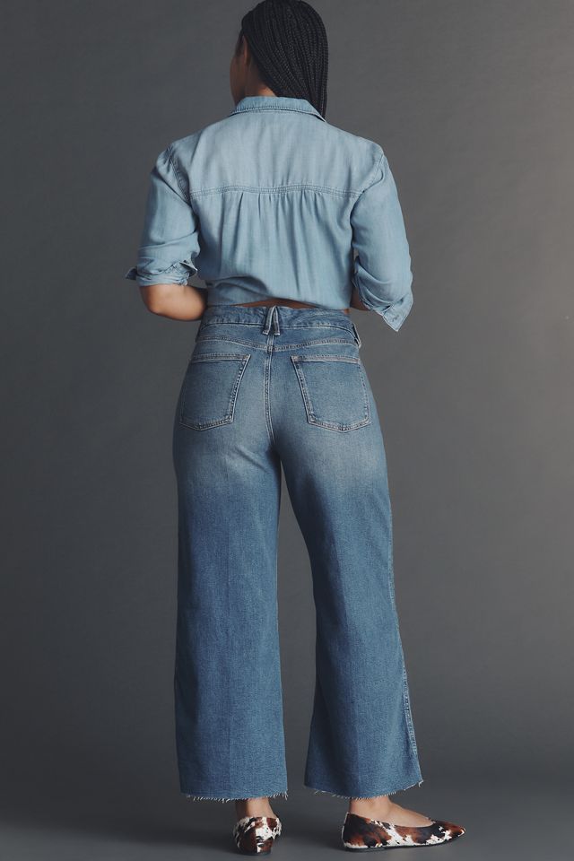 Good American High-Rise Crop Wide-Leg Jeans #6