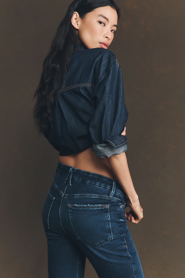 Good American Soft Tech Good Legs Crop Bootcut Jeans #2
