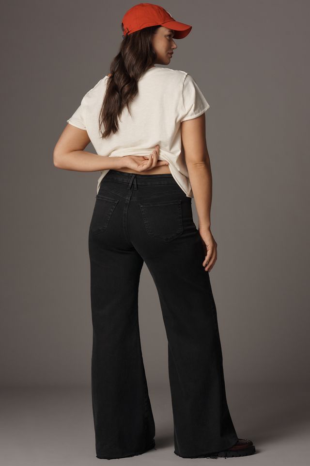 Good American Soft Tech Good Waist Palazzo Jeans #7